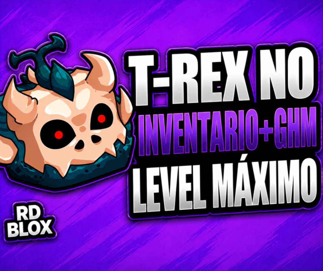 📦🦖  LVL 2800 + GHM + T-REX NO INVENTÁRIO