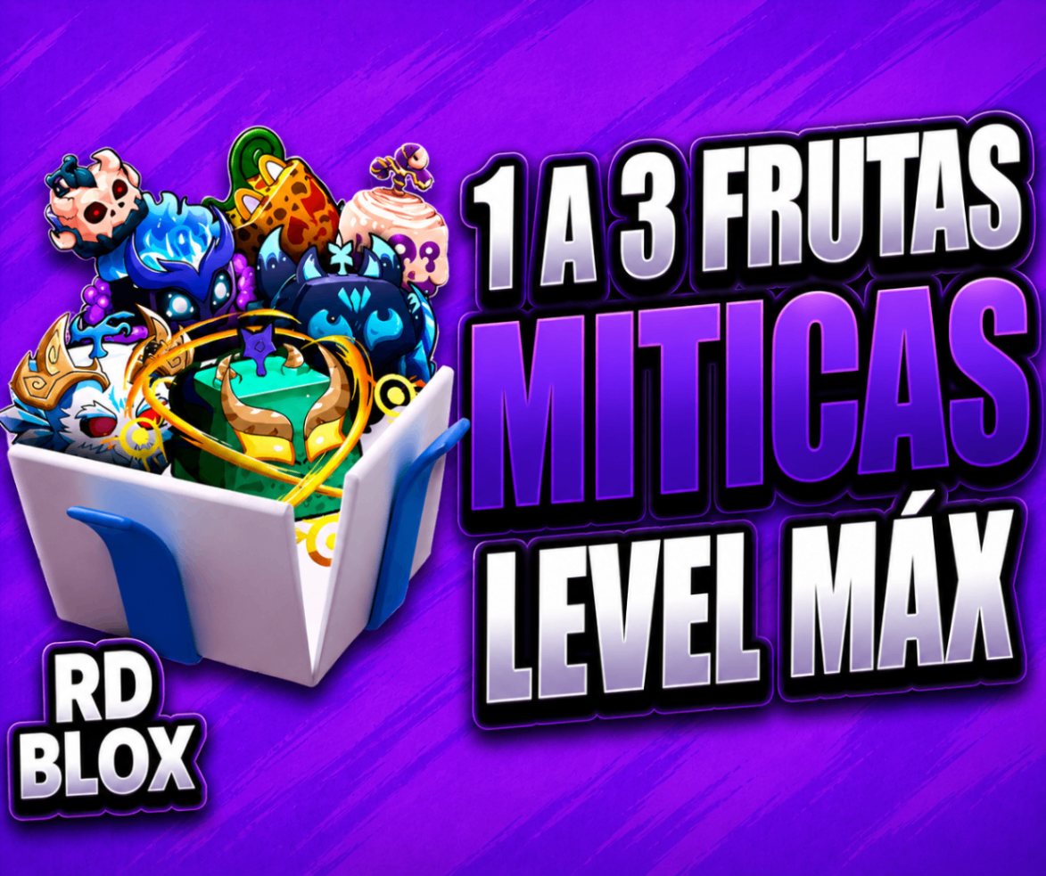 🔴 LVL 2800 + GHM + 1 A 3 FRUTAS MÍTICAS (CONTAS BLOX FRUITS)