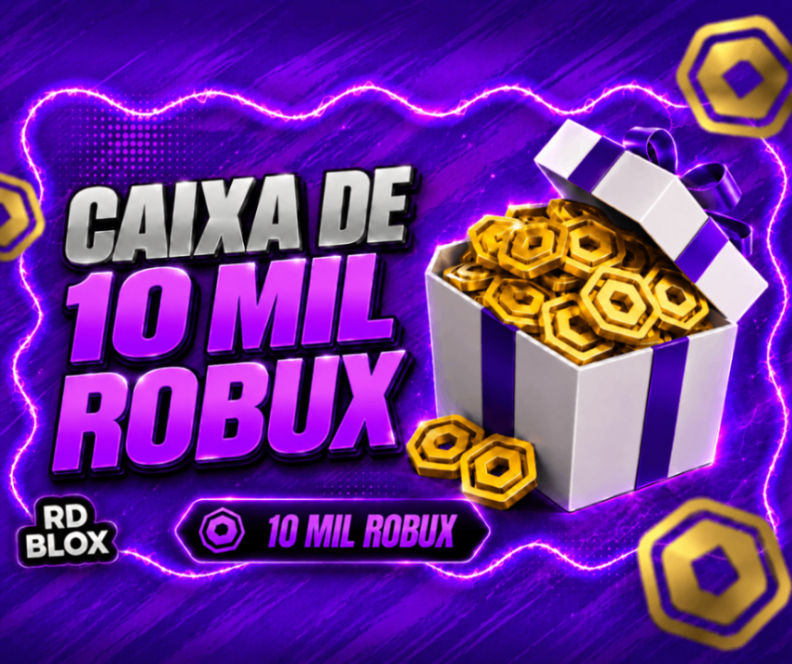 🍀 CAIXA DA SORTE PODE CONTER ATÉ 10.000 ROBUX (TESTE SUA SORTE)