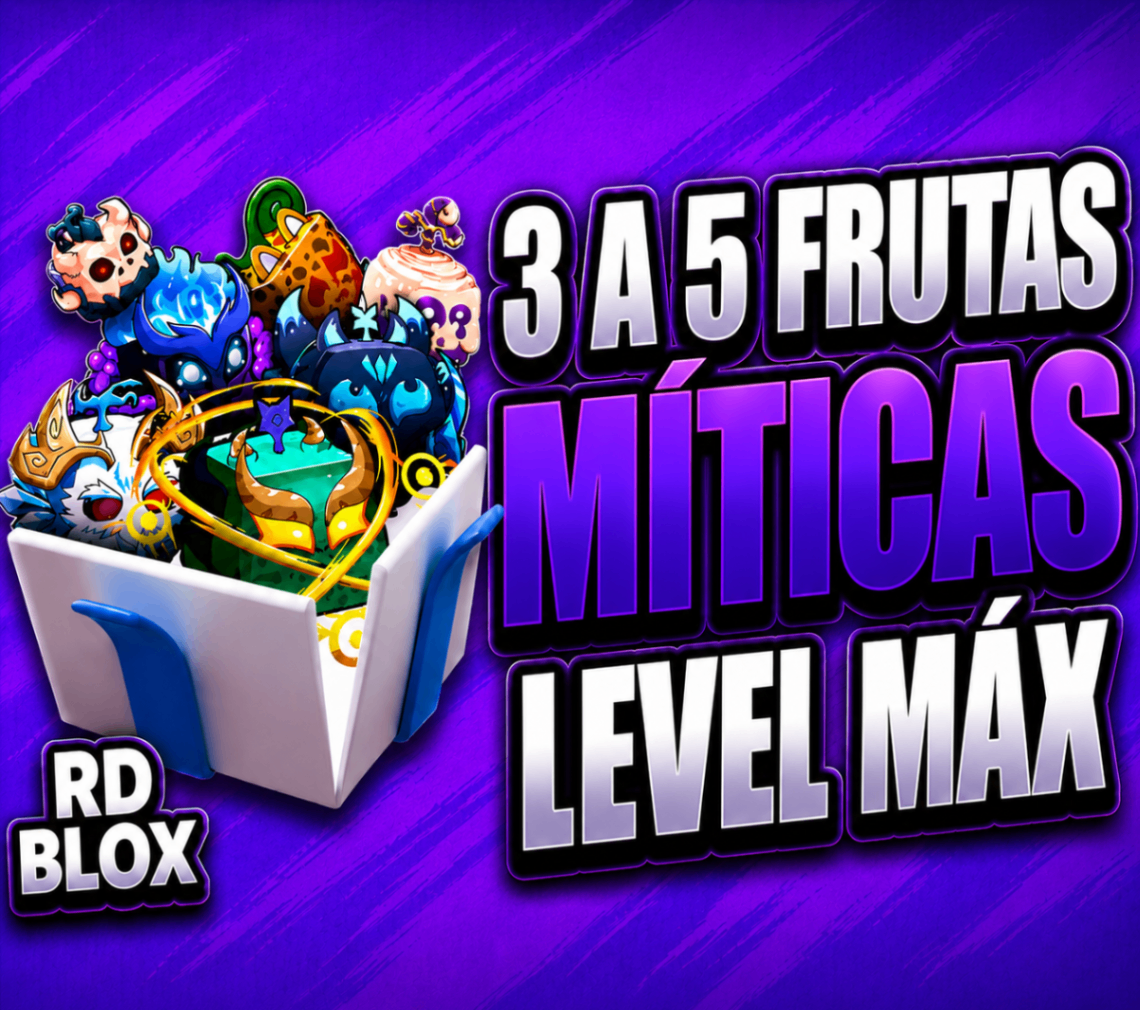 🔴 LVL 2800 + GHM + 3 A 5 FRUTAS MÍTICAS (CONTAS BLOX FRUITS)