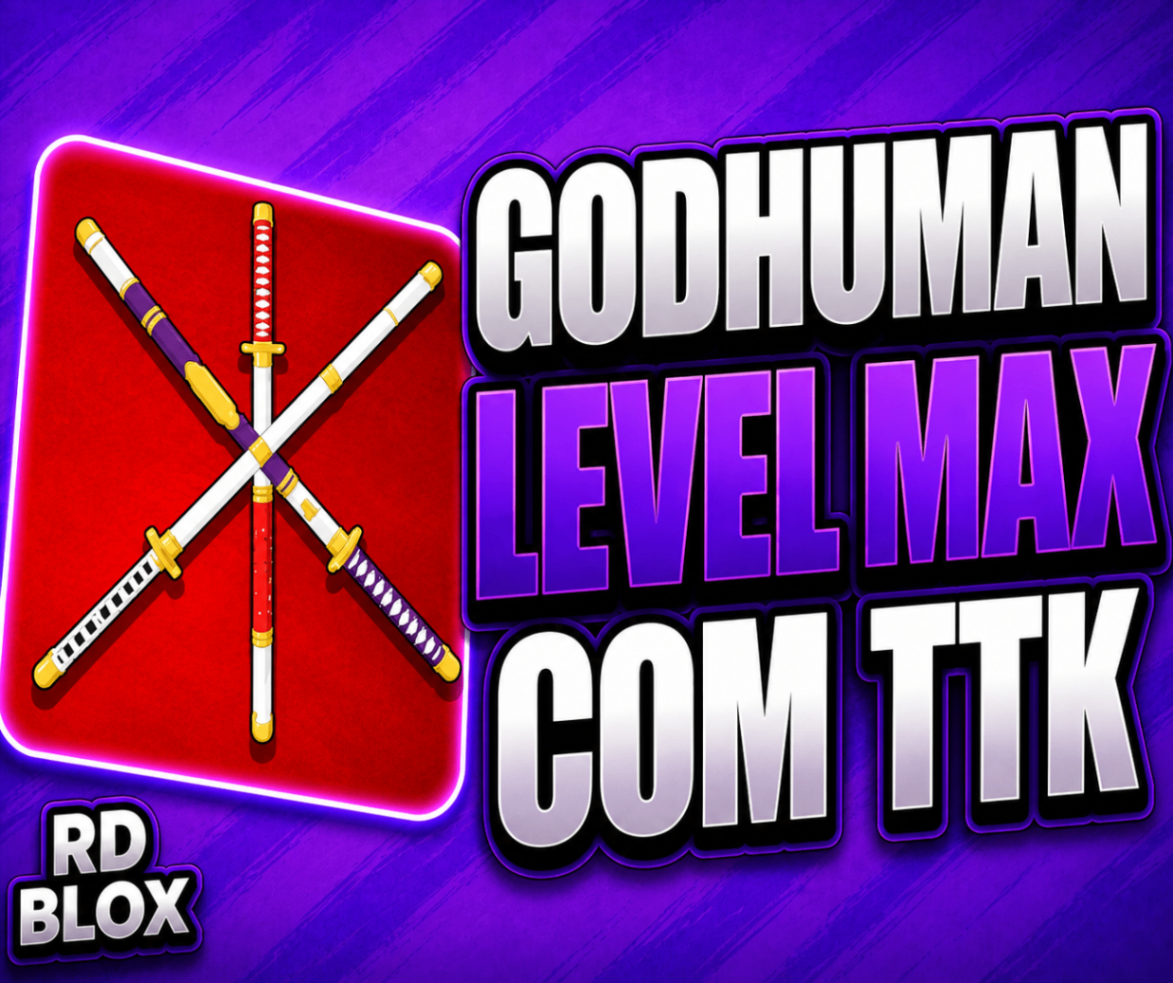 ⚔️  LVL 2800 + GHM + TTK + ITENS E FRUTAS ALEATORIOS