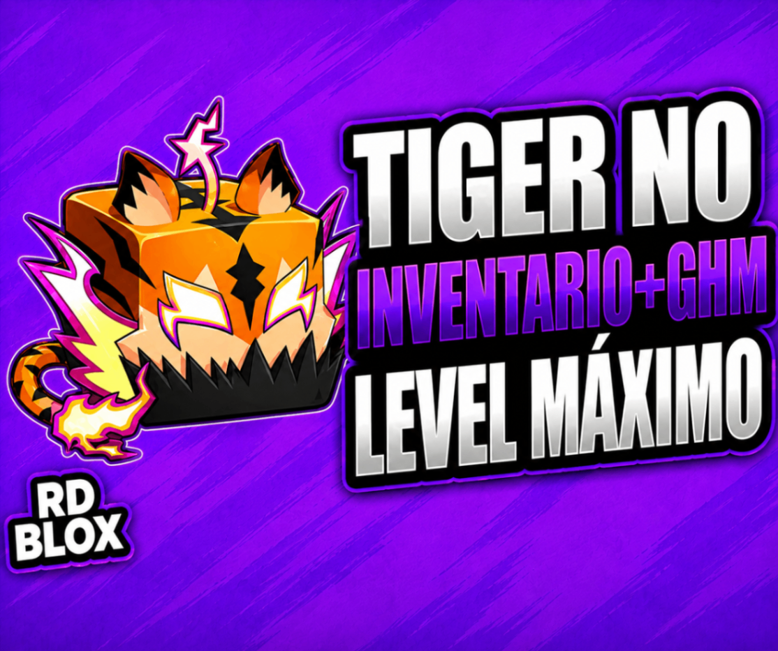 📦🐆 LVL 2800 + GHM + TIGER NO INVENTARIO