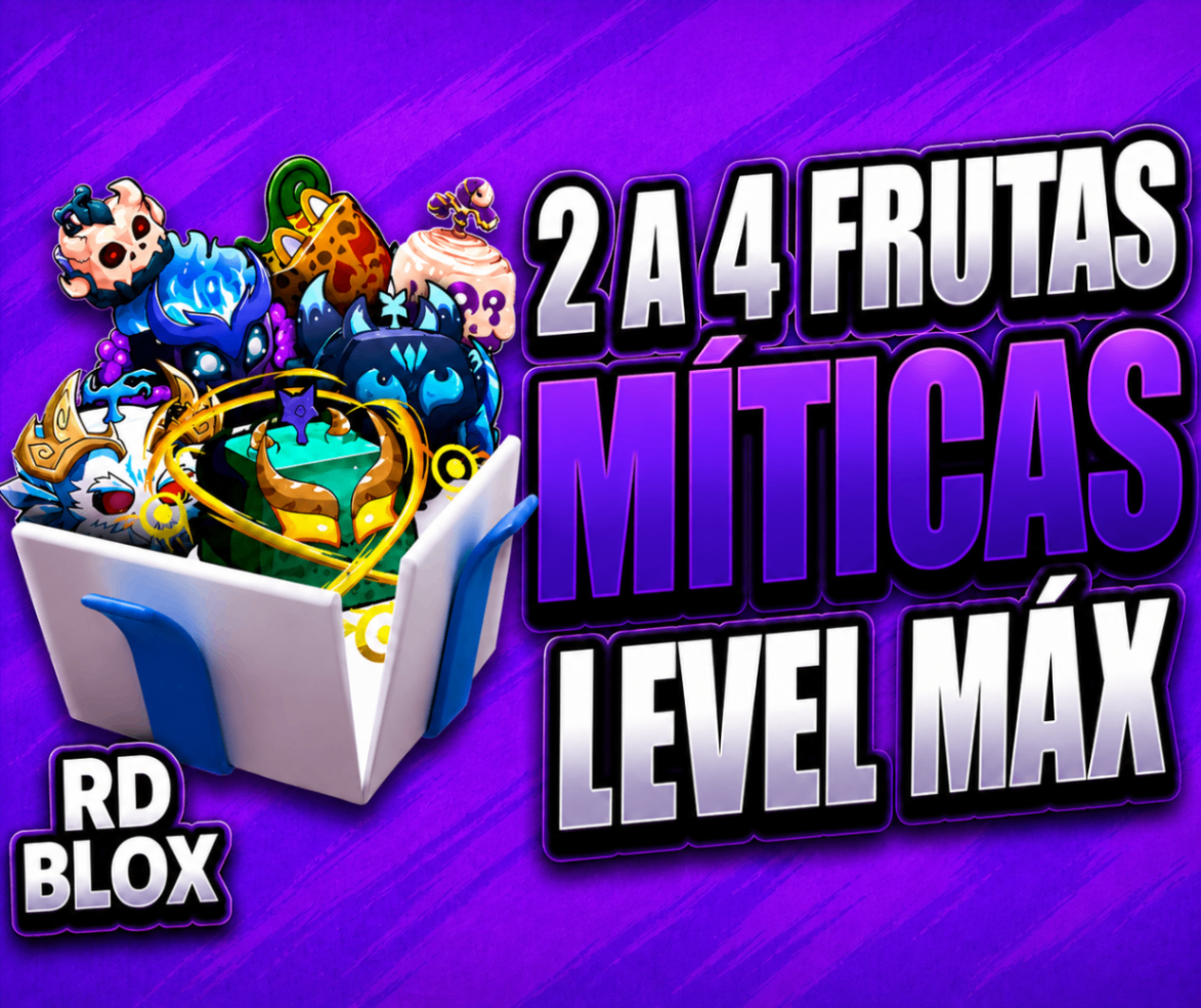 🔴 LVL 2800 + GHM + 2 A 4 FRUTAS MÍTICAS (CONTAS BLOX FRUITS)