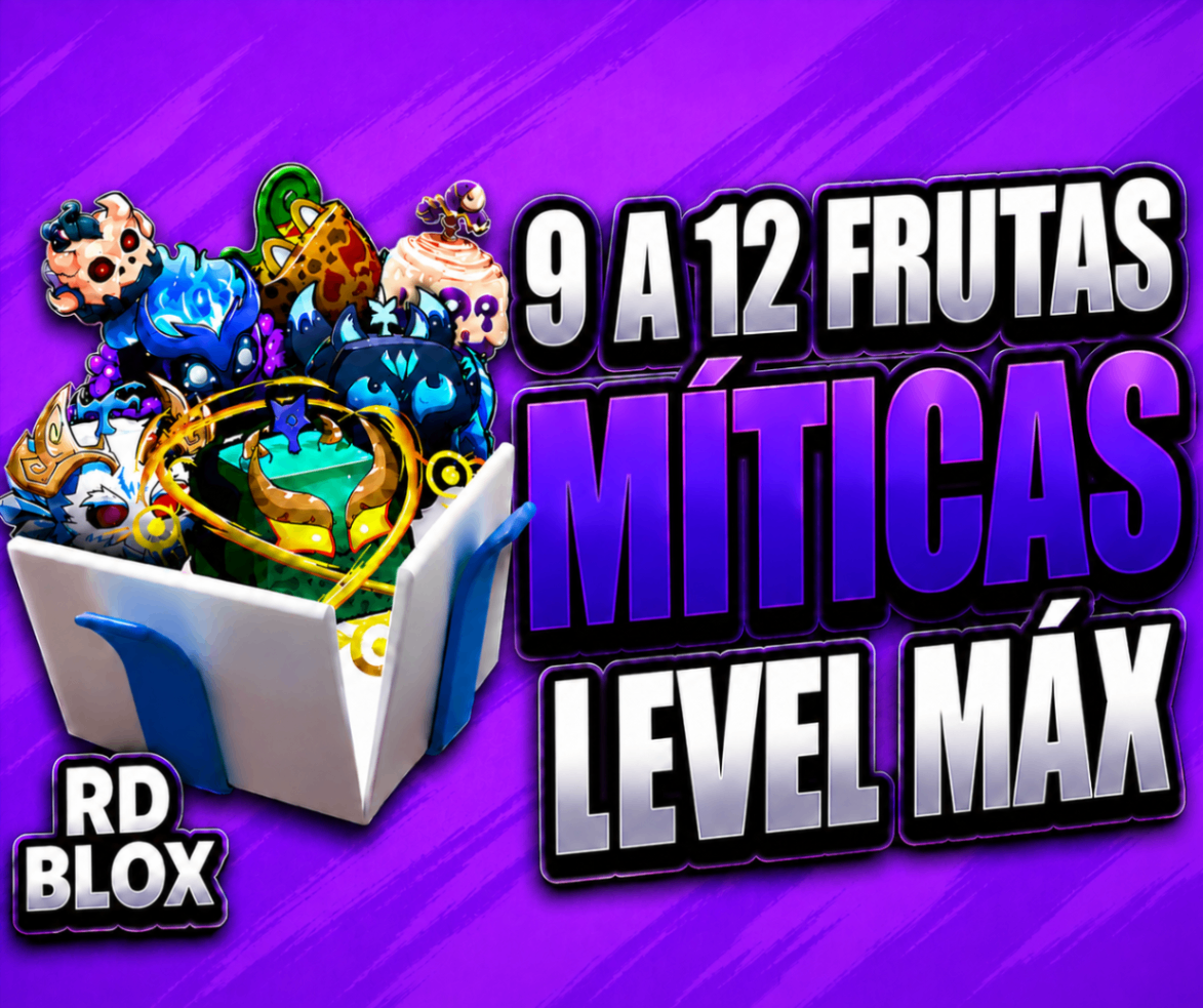 🔴  LVL 2800 + GHM + 9 A 12 FRUTAS MÍTICAS (CONTAS BLOX FRUITS)
