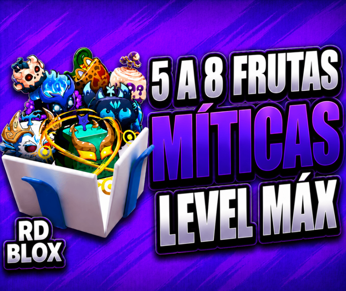 🔴  LVL 2800 + GHM + 5 A 8 FRUTAS MÍTICAS (CONTAS BLOX FRUITS)