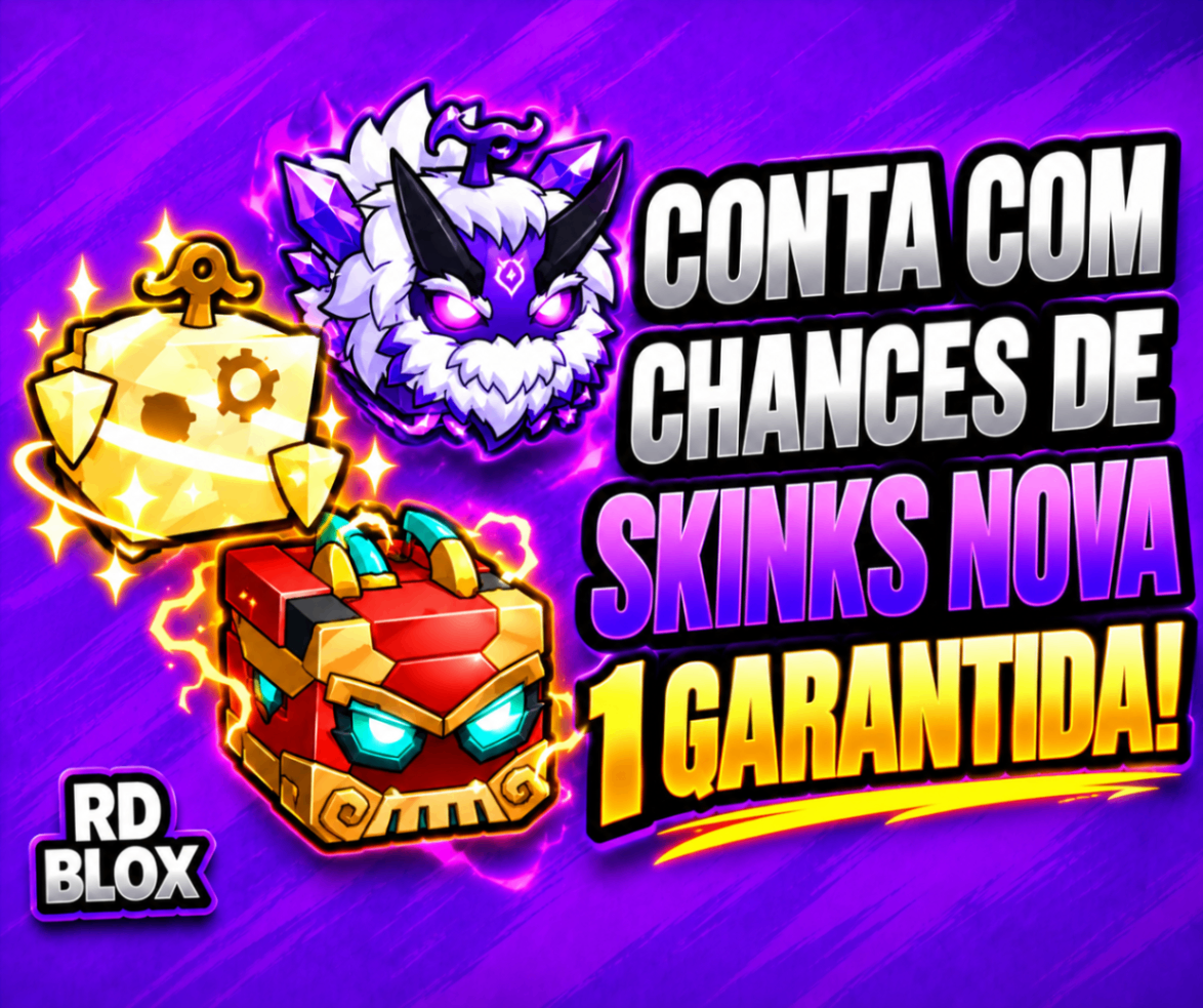 ⭐ LVL 2800 COM CHANCE DE SKINS RARAS (CONTAS BLOX FRUITS)