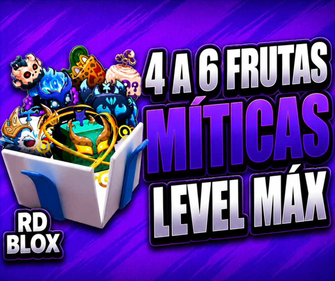 🔴  LVL 2800 + GHM + 4 A 6 FRUTAS MÍTICAS (CONTAS BLOX FRUITS)