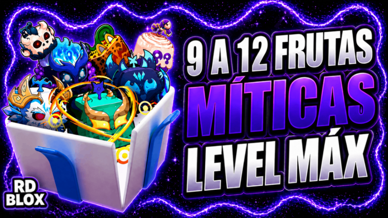 🔴  LVL 2800 + GHM + 9 A 12 FRUTAS MÍTICAS (CONTAS BLOX FRUITS)